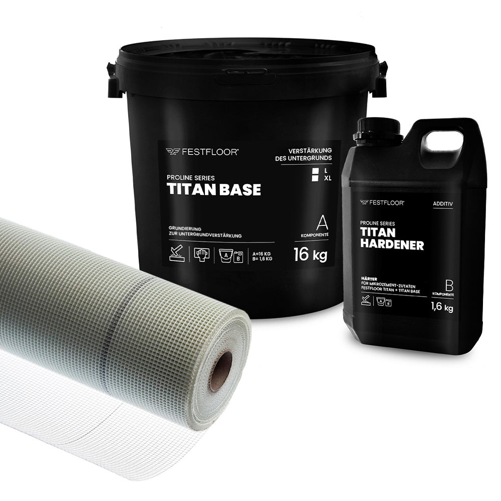 Zestaw mikrocementu na podłogę FESTFLOOR TITAN - 10m²